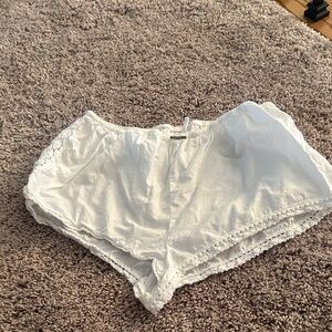 Sexy white Victoria’s Secret boxers bottoms size medium NWOT